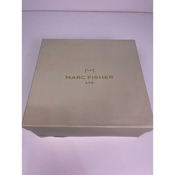 Marc Fisher Micasside Studded Black Suede Lace Up Booties Women’s Sz 7 New W Box - Picture 9 of 11